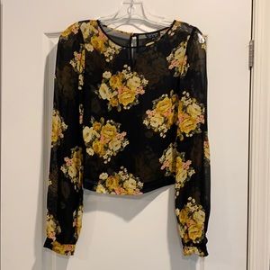 Flower blouse from Topshop